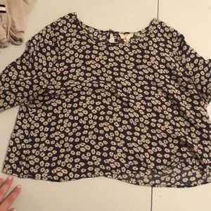Floral crop top